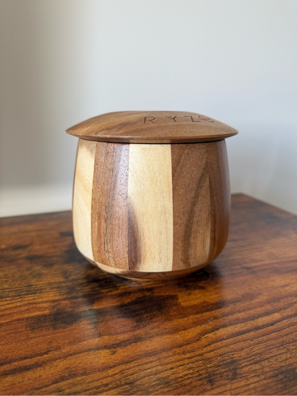 Wooden Storage Container with Lid
